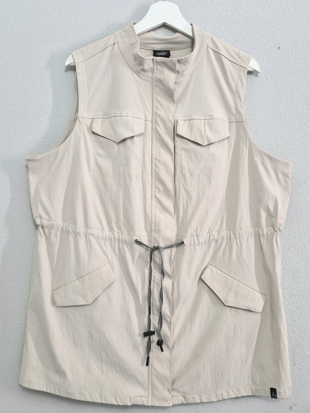 Happy Camper By Torrid Utility Camping Outdoors Vest Cream Size 2x